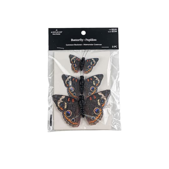 Common Buckeye Butterfly Accents, 3ct. by Ashland®